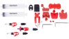 SRAM Entlüftungs-Kit  1 1/8  transparent, rot