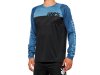 100% R-Core Long Sleeve Jersey   XL Black/Slate Blue