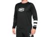 100% R-Core Youth Long Sleeve Jersey   L black/white