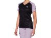 100% Airmatic Womens Short Sleeve Jersey  M Black/Lavender