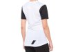 100% Ridecamp Womens Short Sleeve Jersey   XL white/black