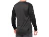 100% Ridecamp Long Sleeve Jersey   S Black/Charcoal