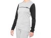 100% Ridecamp Womens Long Sleeve Jersey   M black/grey