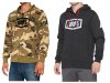 100% Syndicate full-zip Hoodie  XL camo black/green