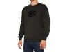 100% Avalanche Pullover Crewneck Sweatshirt   XL Light Black