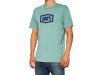 100% Icon T-Shirt  L Ocean Blue Heather