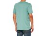 100% Icon T-Shirt  L Ocean Blue Heather