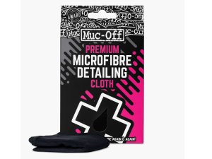 Muc Off Premium Microfibre Detailing Cloth (8)  nos black